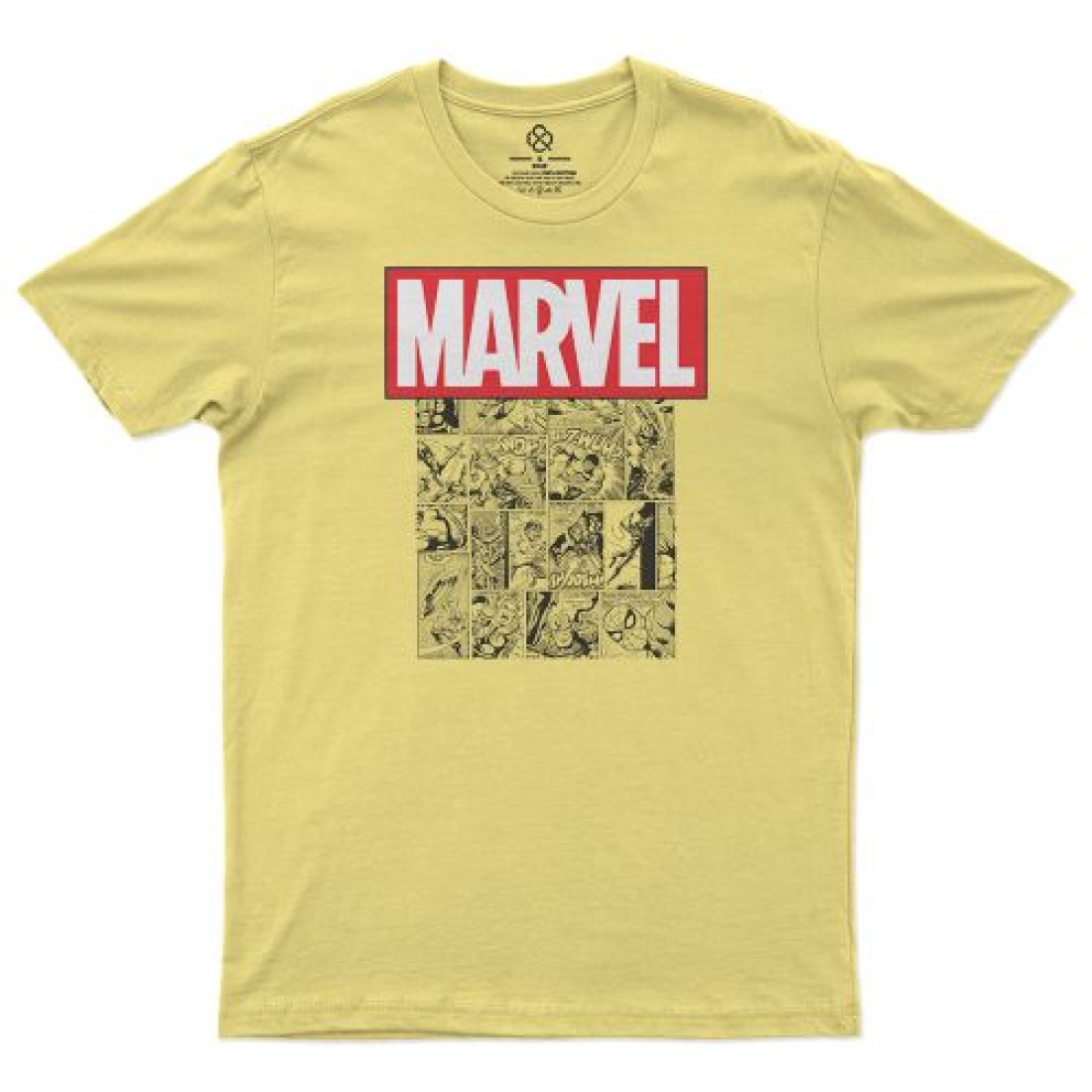 T-shirt jaune MARVEL