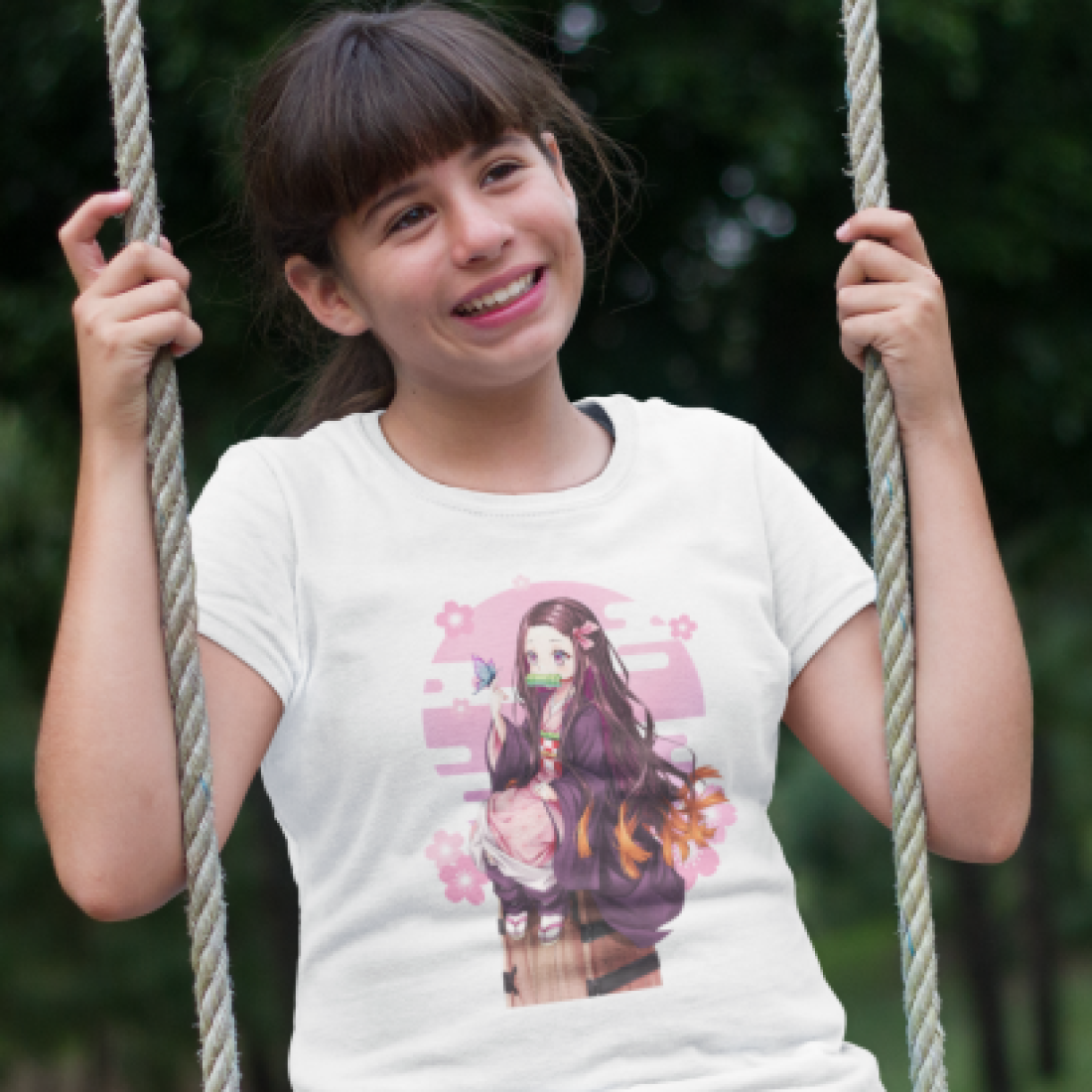 https://raf-wear.com/Tshirt enfant DEMON SLAYER - nezuko cute