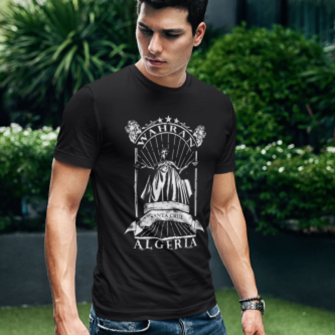 T shirt santa cruz oran - noir