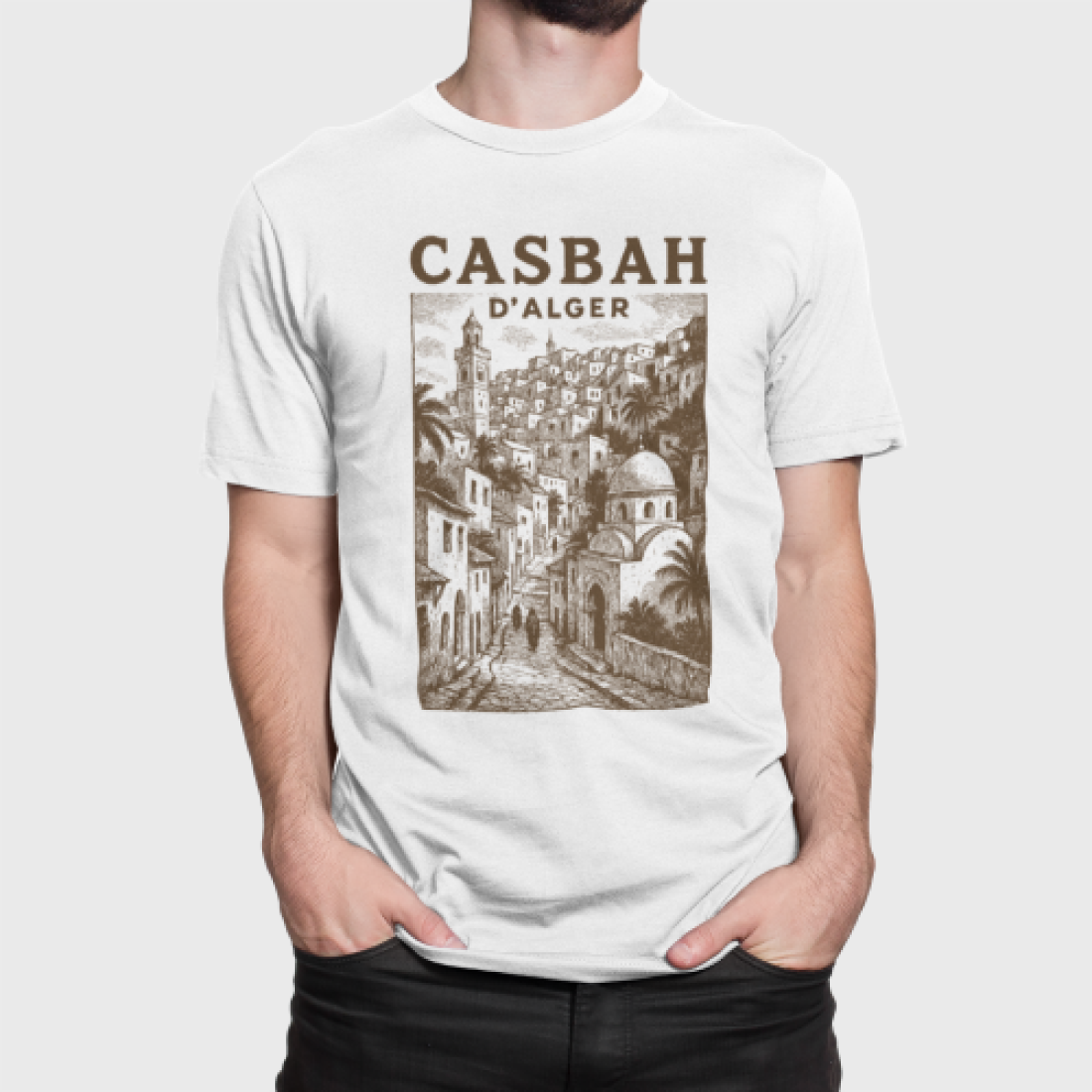 https://raf-wear.com/T-shirt "Casbah d'Alger – Blanc "